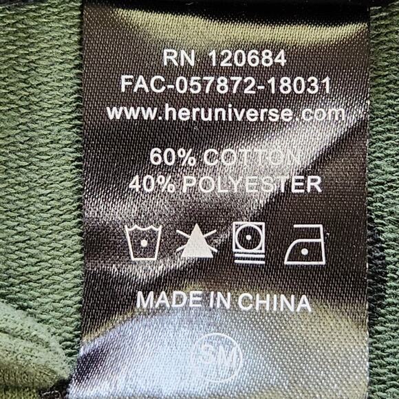 Destination Disney MULAN green hooded vest size S - Picture 5 of 7